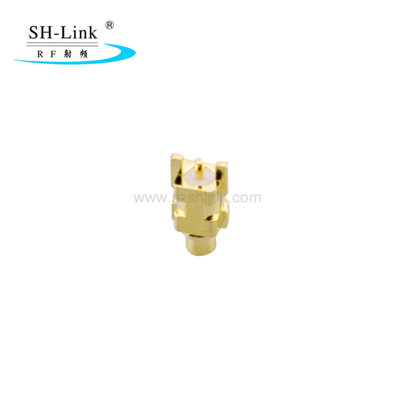 Rf connector high frequency mmcx (slotted) rf plug side smash-welded PCB board headphone plug（MMCX-50JE-9）